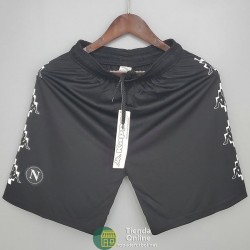 Pantalon Corto Napoli Kappa x Marcelo Burlon Negro 2021/2022