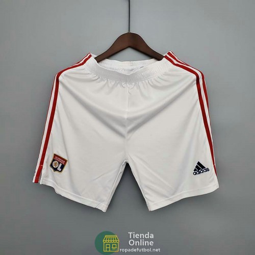 Pantalon Corto Olympique Lyonnais Primera Equipación 2021/2022