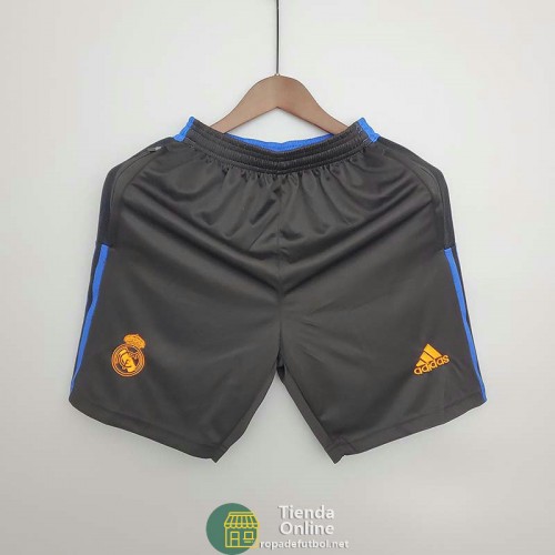 Pantalon Corto Real Madrid Training Azul Negro I 2021/2022