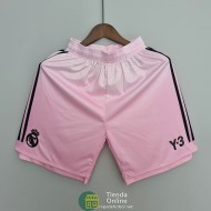 Pantalon Corto Real Madrid Y3 Edition Rosado 2022/2023