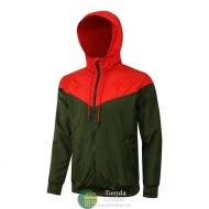 Portugal Chaqueta Capucha Rojo Verde 2021/2022