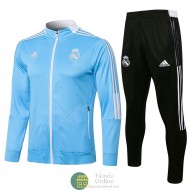 Real Madrid Chaqueta Azul III + Pantalon Negro 2021/2022