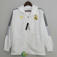 Real Madrid Chaqueta Rompevientos Blanco I 2022/2023