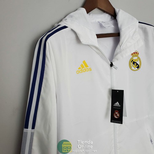 Real Madrid Chaqueta Rompevientos Blanco I 2022/2023