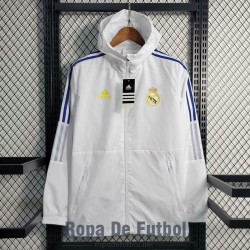 Real Madrid Chaqueta Rompevientos Blanco I 2023/2024