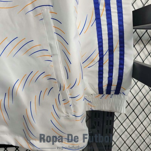 Real Madrid Chaqueta Rompevientos Blanco II 2023/2024