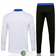 Real Madrid Chaqueta Blanco II + Pantalon Negro II 2021/2022