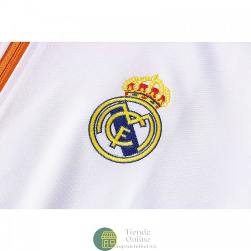 Real Madrid Chaqueta Blanco II + Pantalon Negro II 2021/2022