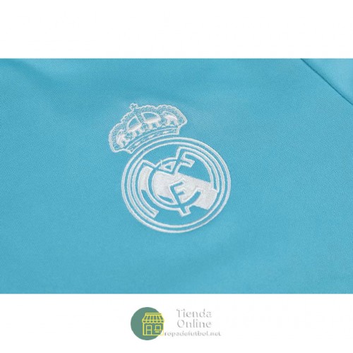 Real Madrid Sudadera De Entrenamiento Azul + Pantalon Negro 2021/2022