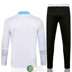 Real Madrid Sudadera De Entrenamiento Blanco II + Pantalon Negro II 2021/2022