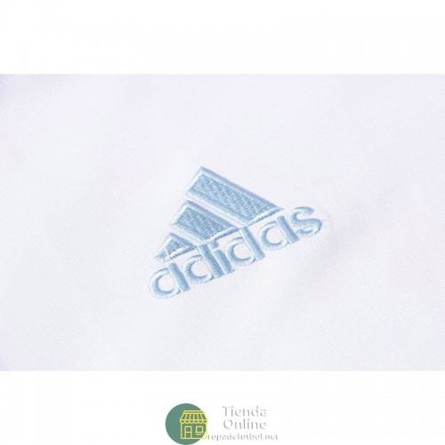 Real Madrid Sudadera De Entrenamiento Blanco II + Pantalon Negro II 2021/2022