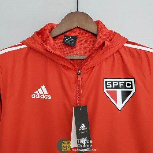 Sao Paulo FC Chaqueta Rompevientos Rojo I 2022/2023