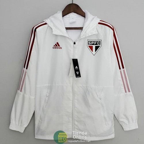 Sao Paulo FC Chaqueta Rompevientos Blanco I 2022/2023