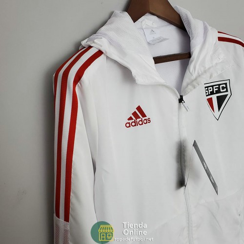 Sao Paulo FC Chaqueta Rompevientos Blanco I 2022/2023