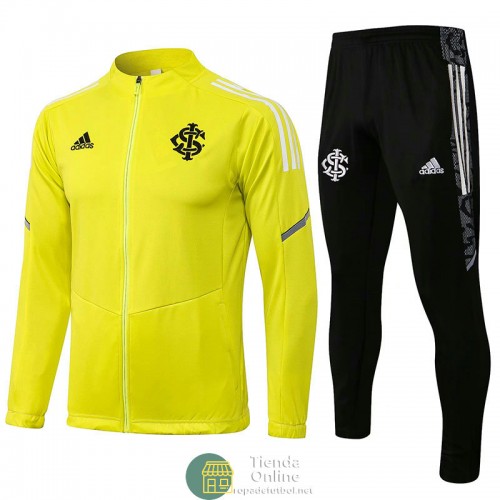 Sport Club Internacional Chaqueta Amarillo + Pantalon Negro 2021/2022