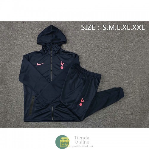 Tottenham Hotspur Chaqueta Capucha Royal + Pantalon Royal 2021/2022