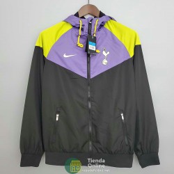 Tottenham Hotspur Chaqueta Rompevientos Purple Negro II 2021/2022