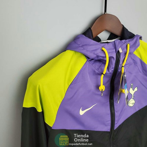 Tottenham Hotspur Chaqueta Rompevientos Purple Negro II 2021/2022