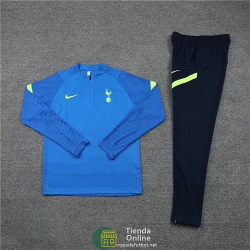 Tottenham Hotspur Sudadera De Entrenamiento Azul + Pantalon Azul 2021/2022