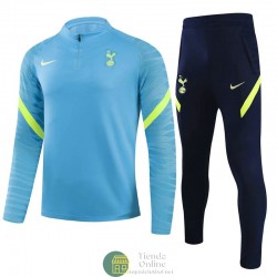 Tottenham Hotspur Sudadera De Entrenamiento Azul III + Pantalon 2021/2022